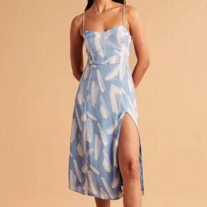 Abercrombie Women's Clean High-Slit Midi Dress - Size Small